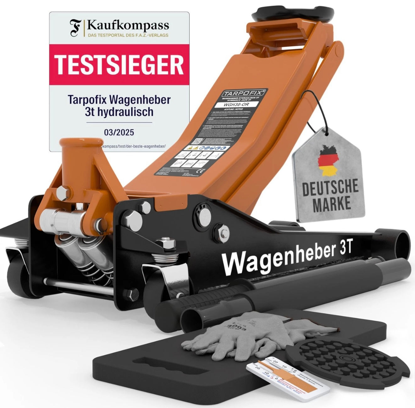 Rangier Wagenheber Set 3 Tonnen