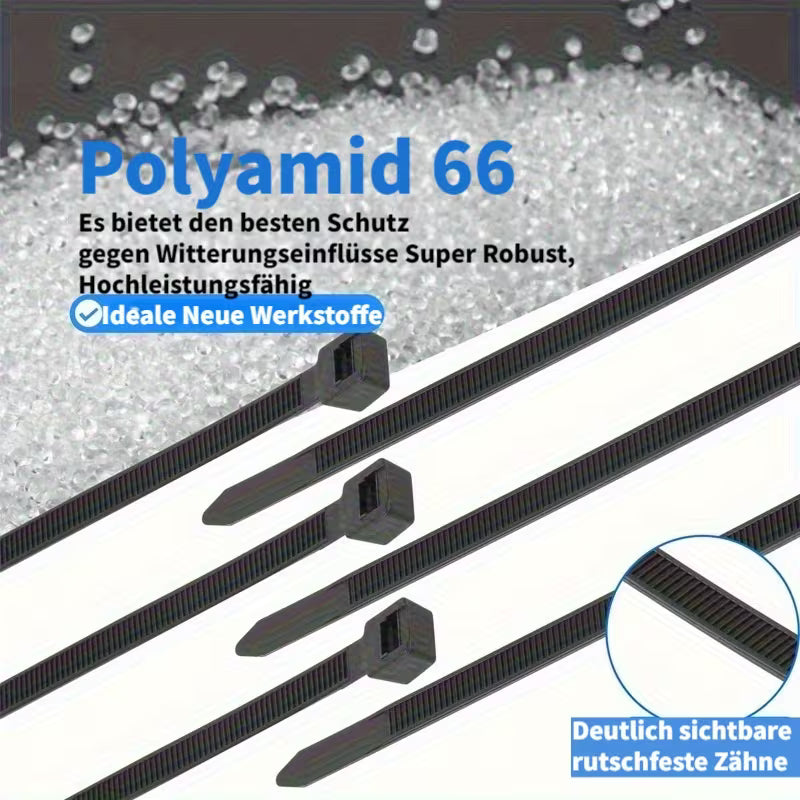 300 Teiliges Kabelbinder Set